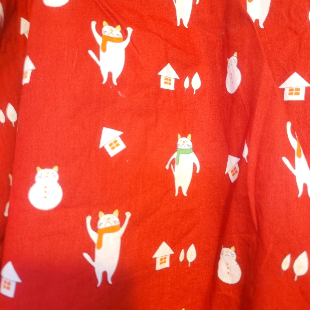 Modcloth Red Kids Shorts with Playful Print - Picture 2 of 5